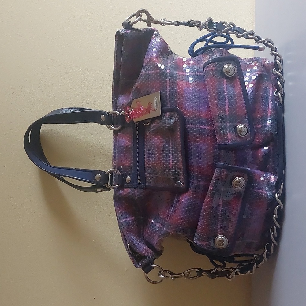 Coach Poppy Sequin Tote